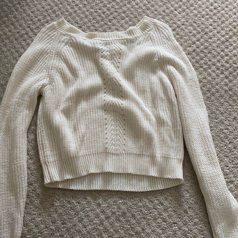 White F21 sweater